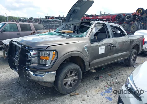 2021 Ford F-150 Xlt из США, поврежденный, VIN 1FTFW1E51MKF09690